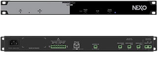 Nexo DTD-IN Procesador digital para las serie ps, ls, id y m6. conexión con protocolo dante para dos canales.